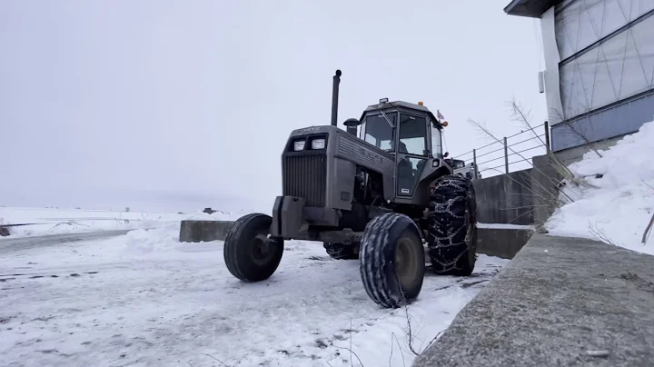 Scraping out our free stall barn!