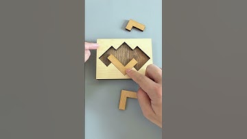 how to fit three L into a frame?#Puzzles #IQ #iqtest