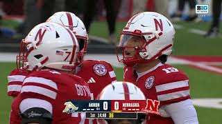 WHAT A CATCH From Nyziah Hunter vs. Akron | Nebrask Football | 09/06/2025