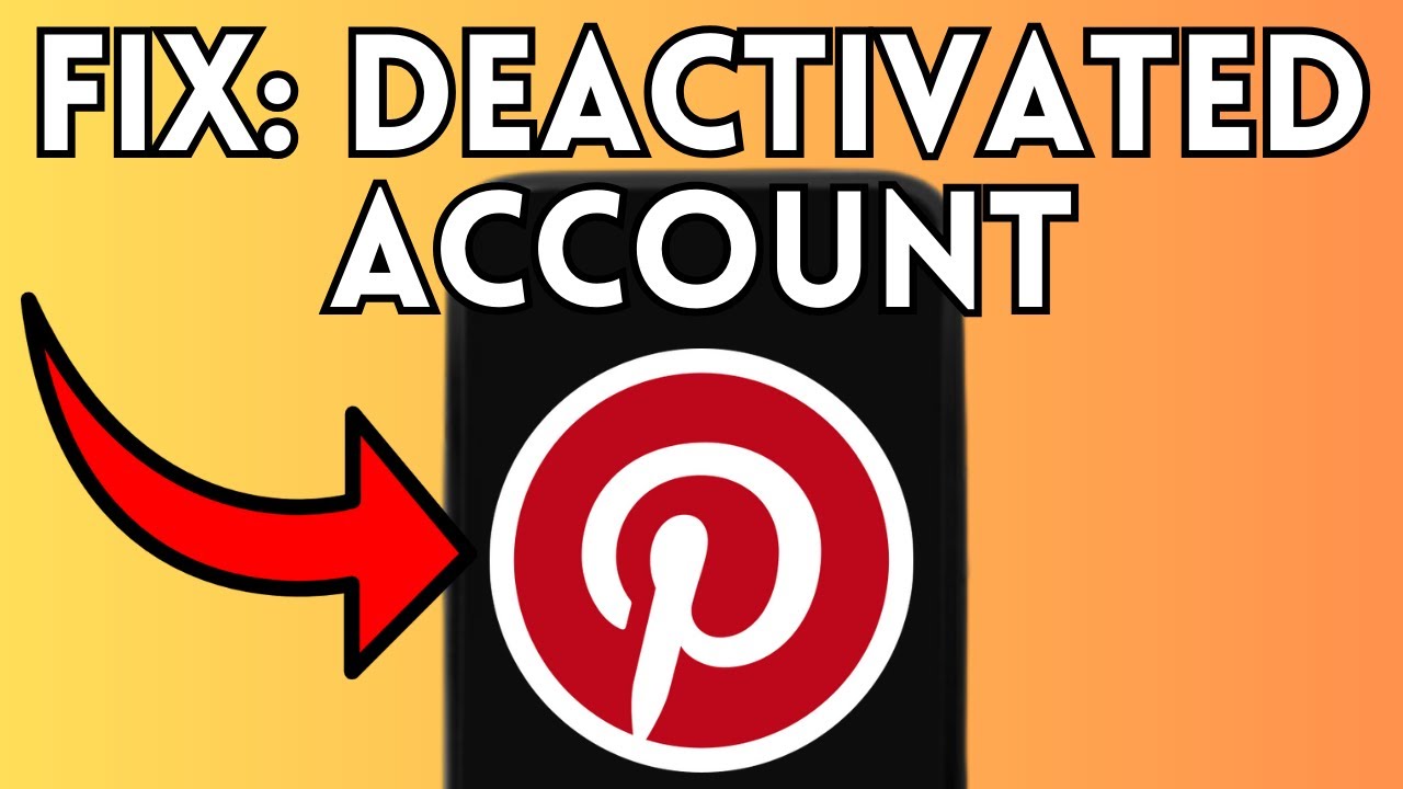 NEW! FIXED PINTEREST DEACTIVATED MY ACCOUNT (WORKING) 2025! - YouTube