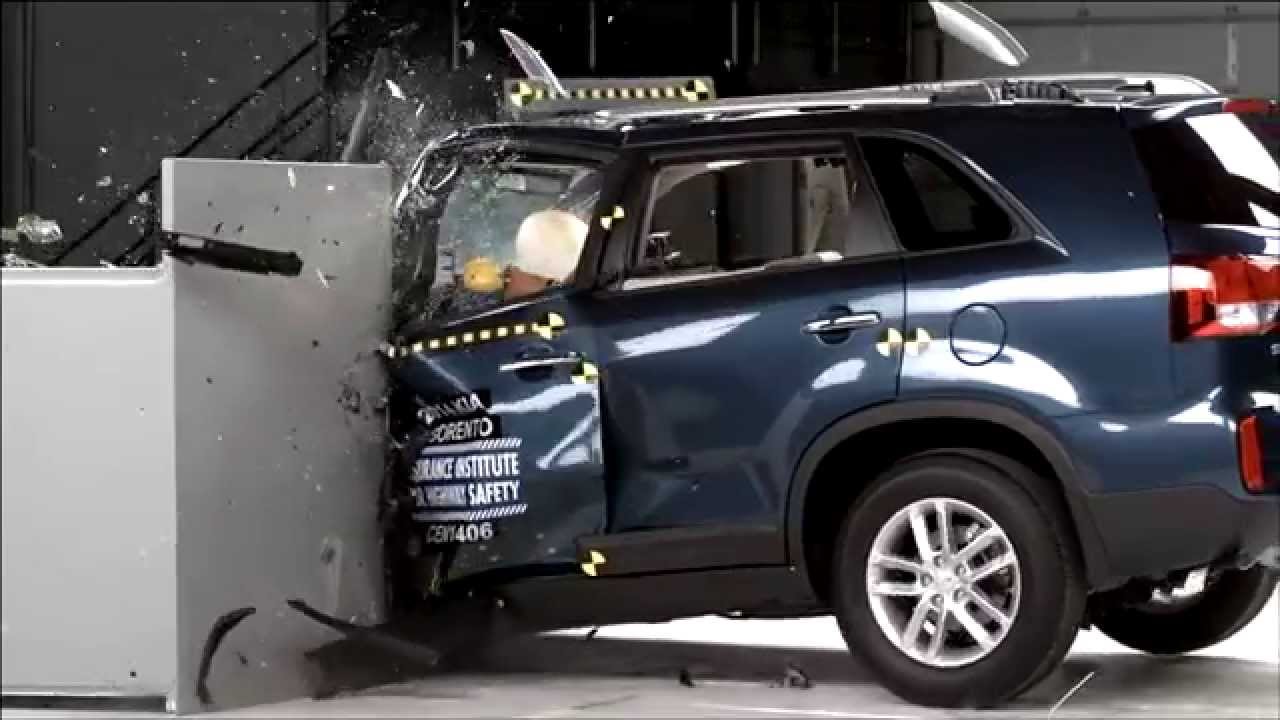 6 2014 Kia Sorento crash test краш тест YouTube
