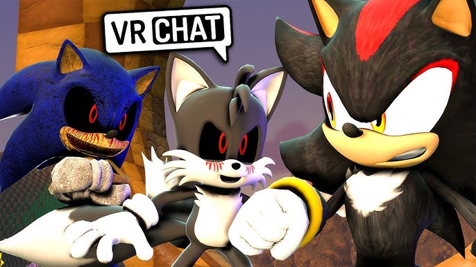 Shadow Meets Darkspine Sonic! (VR Chat) 