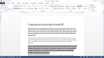 Using Keyboard Shortcuts to Copy and Paste Formats in Word and PowerPoint