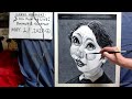 Oil painting  portrait day 5  END op1688-5  [LIVE]--  "Contemporary art"