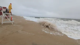 Ocean City Maryland Breaking Waves August 18, 2025