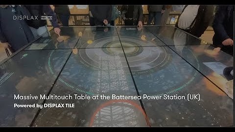 DISPLAX TILE Multitouch Table