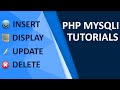 php insert update delete view and search data from mysql database |  php crud operation using mysqli