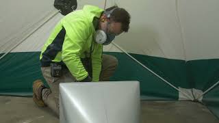 How to control dust on construction sites - Dustex Pop-up Tent & Dustex Raptor