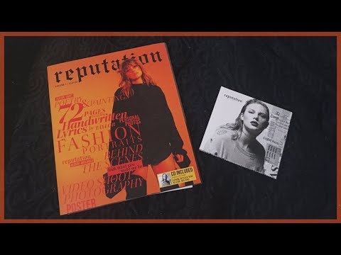 Taylor Swift Reputation Cd Target Exclusive Magazine Volume 1 Unboxing