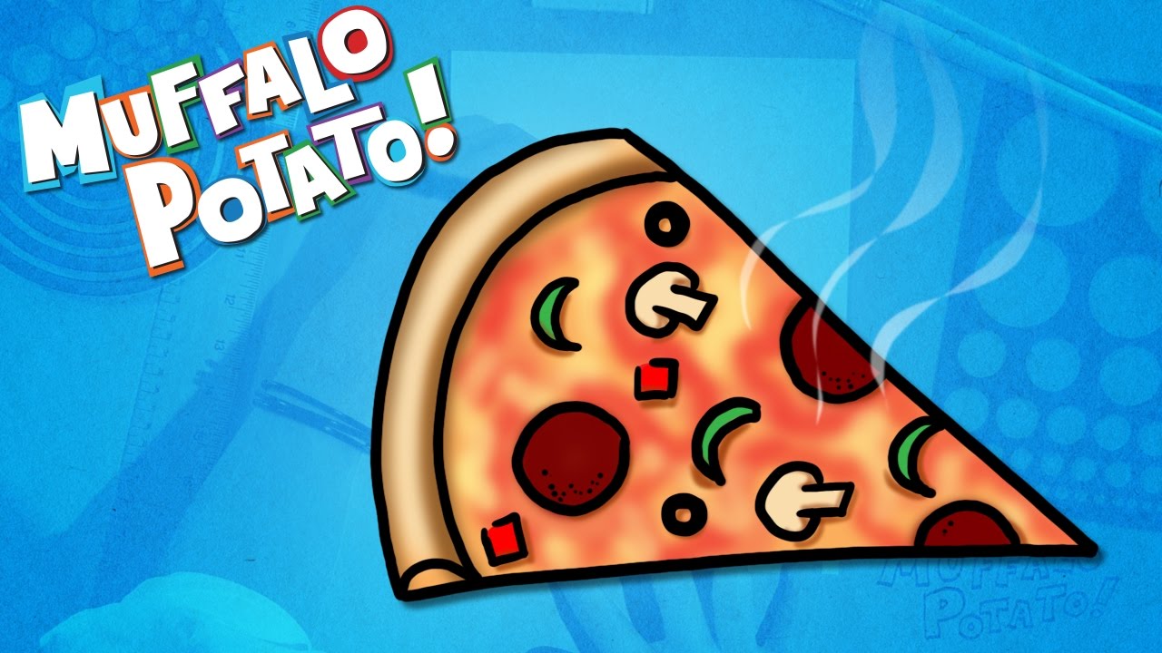 How To Draw PIZZA Using Letters And Numbers With Muffalo Potato How To Draw PIZZA Using Letters And Numbers With Muffalo Potato