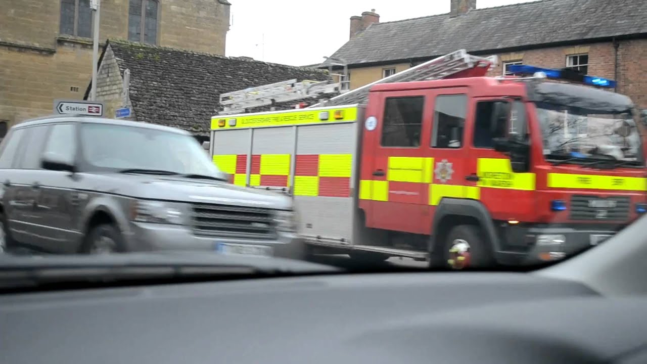 Gloucestershire Fire and Rescue service at work - YouTube