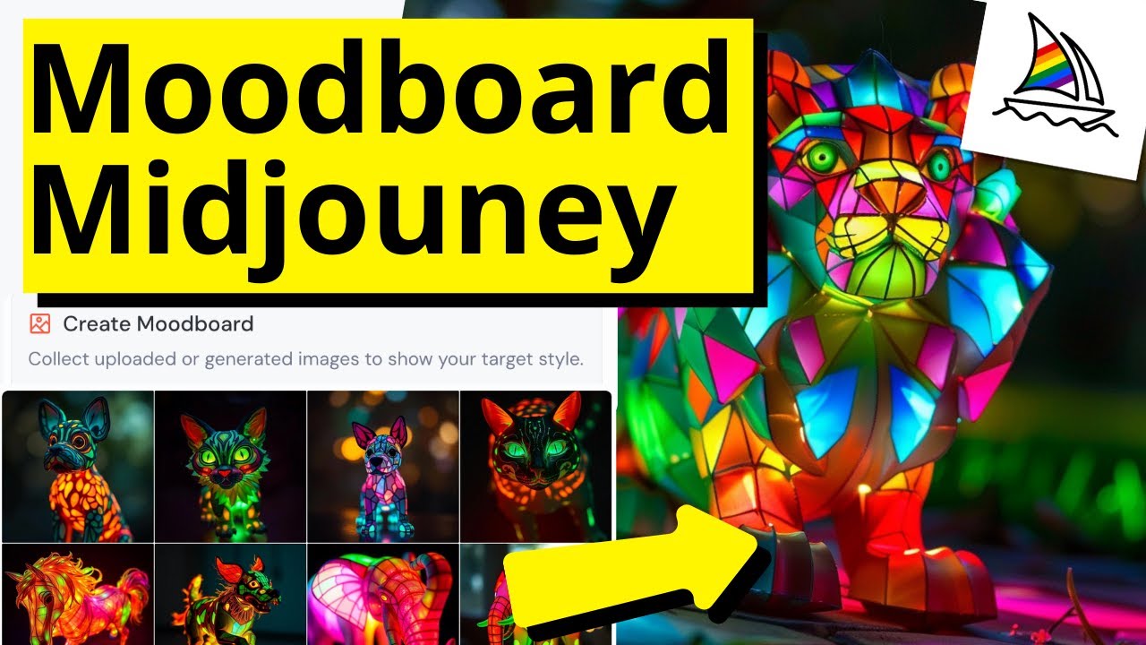 Moodboard Midjourney : Une NOUVELLE FAÇON de CRÉER