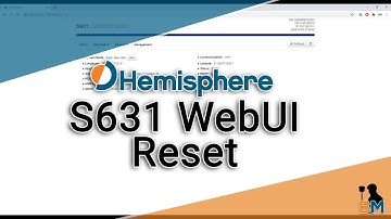 Hemisphere How To: Performing a Reset on the S631 | Bench Mark