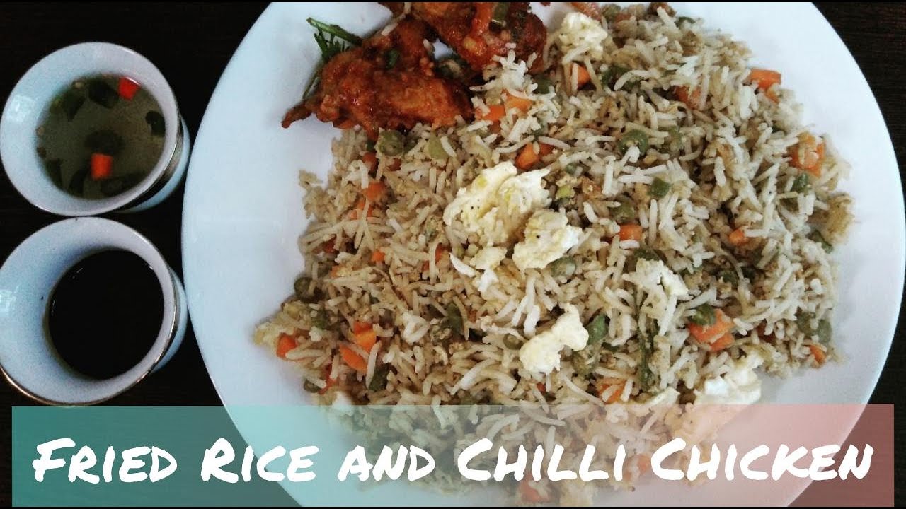 Chicken Fried Rice & Chilli Chicken || Easy Chilli Chicken Recipe ...