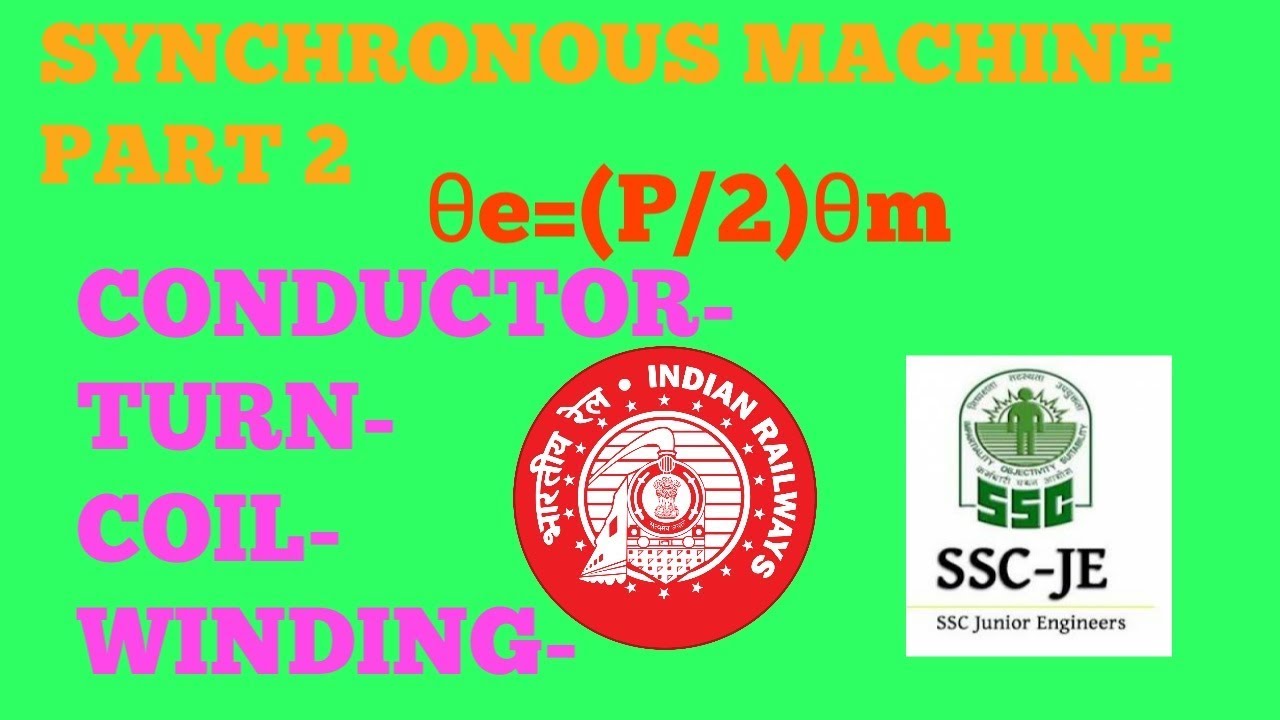 Basic terms of armature winding ( conductor, turn ,coil,winding