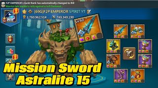 Lets Push Frostwing Greatsword Astralite Level-15 Lords Mobile