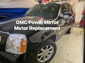 GMC Chevy Power Folding Mirror Repair (2007+ & Up) motor replacement.