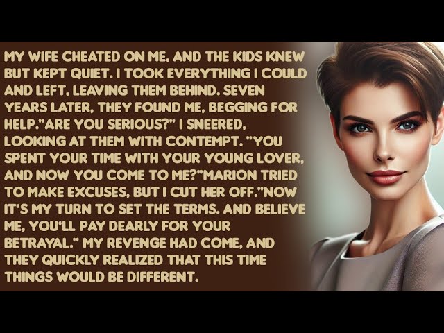 Outline Video My wife cheated on me, and the kids knew but kept quiet. I took everything I could and left, leaving