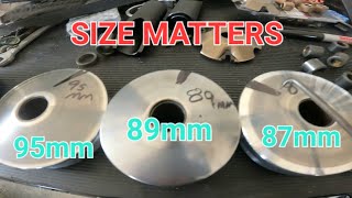 Size Matters. Maddog 50cc Variator Size Tested for 139QMB. 50MPH!