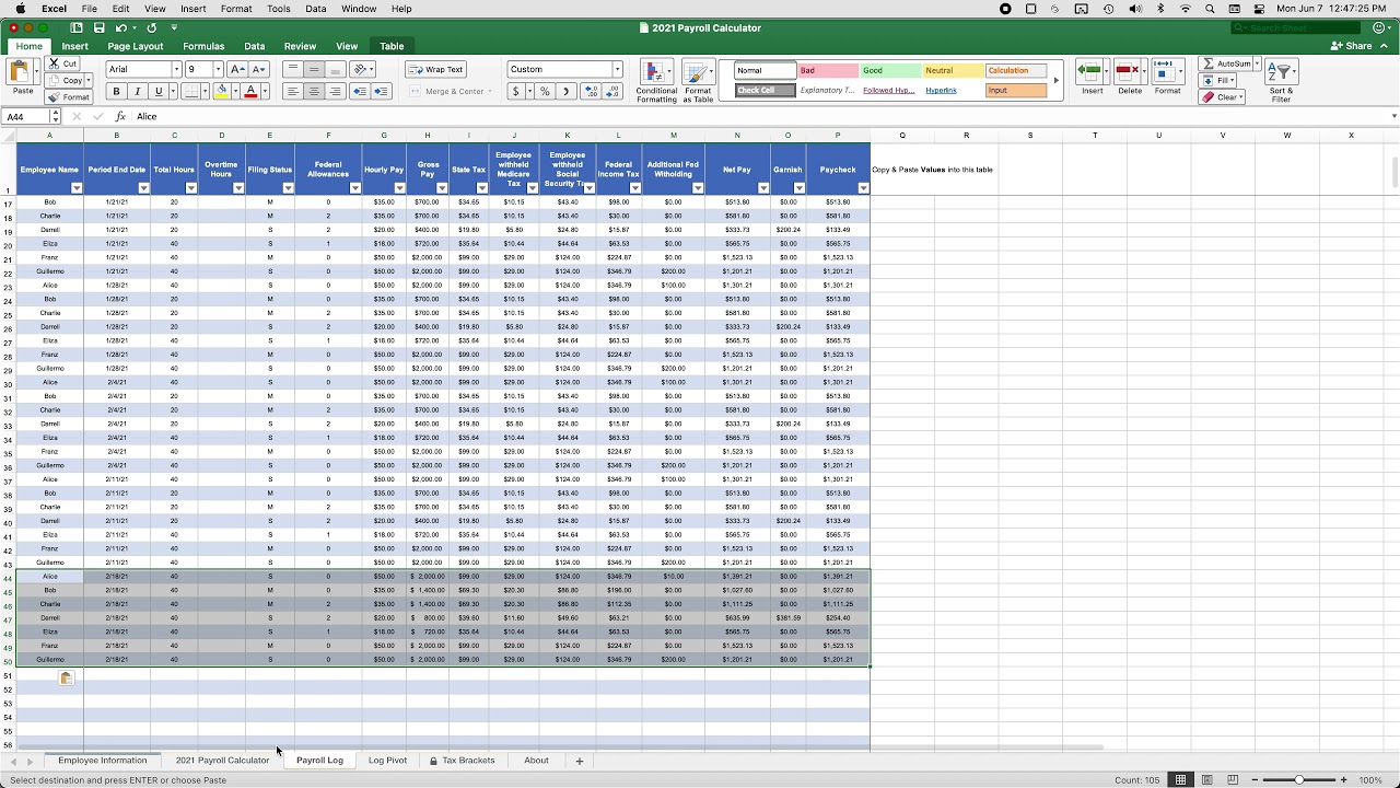 distorsionar Sur oeste Describir Nanny Tax - DIY Payroll Excel Calculator for Small Business Owners -  Federal Income Tax Withholding! - YouTube