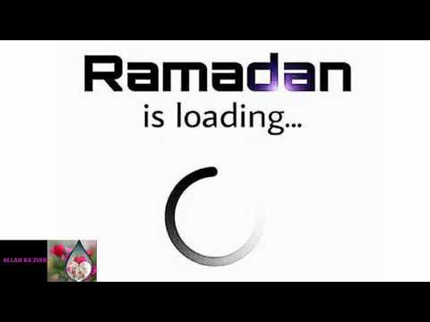 Ramadan is loading...... ramdan mubarek ho