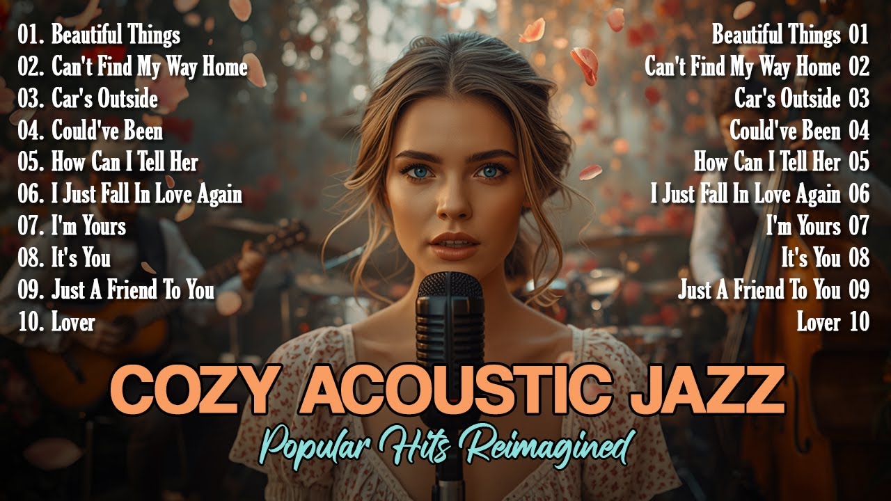 Best Acoustic Jazz Covers of Popular Songs 2026 ☕ Relaxing Coffee Shop Music to Study/Work