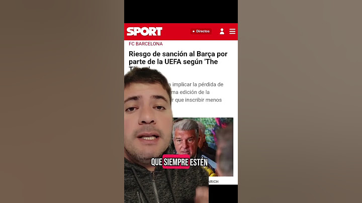 SANCIÓN al FC Barcelona de UEFA Laporta #futbol