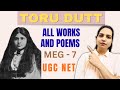 Toru Dutt | Important Poems: Sita, Our Casuarina Tree, The Lotus | MEG 7 UGC NET MA English | IGNOU
