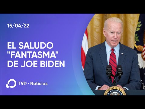 El saludo "fantasma" de Joe Biden
