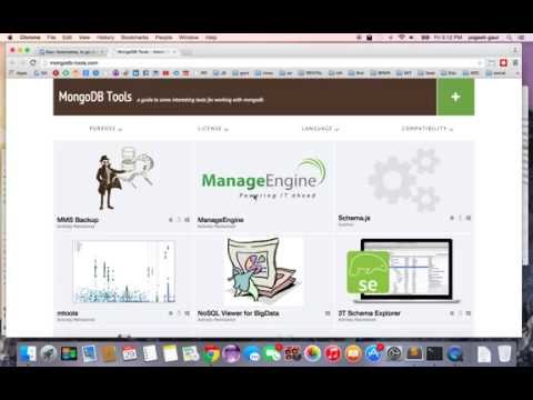 In 2 minutes learn about available MongoDB tools