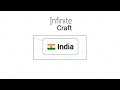 How to craft india in infinite craft  craft india in infinite craft challenge in one minute