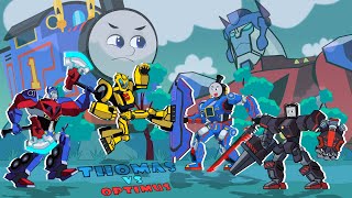 Thomas Vs Optimus Trains Vs Transformers Epic Battle