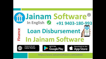 Loan Disbursement & Dashboard Demo | Loan Management Software | Microfinance | Jainam Software