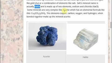 Chapter 2.1 Atoms, Elements, &  Minerals Lecture