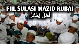 Lagu tasrif FIIL SULASI MAZID RUBA'I