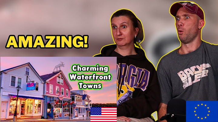 European Family React to Charming American Waterfront Towns