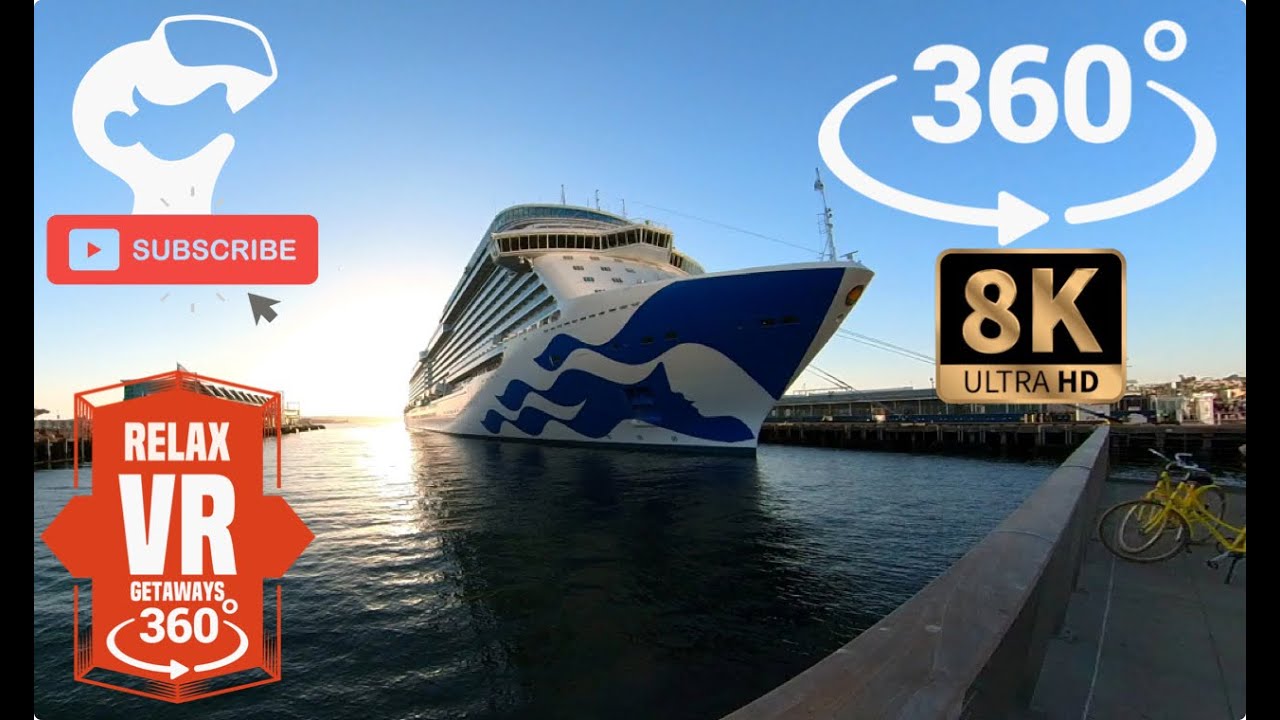 VR 360° 8k GETAWAYS // DISCOVERY PRINCESS CRUISE SHIP