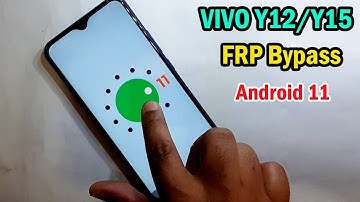ViVO Y12/Y15 FRP Bypass Android 11/ ViVO (1904) Google Account Unlock/ FRP Bypass Android 11