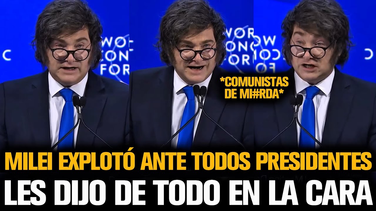 MILEI EXPLOTÓ ANTE TODOS PRESIDENTES Y LES DIJO DE TODO EN LA CARA