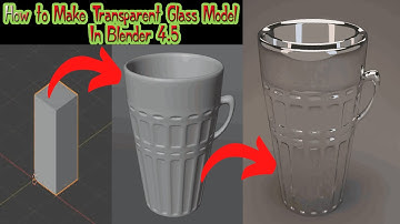 How to Make Transparent Glass Model In Blender 4.5Blender Tutorial