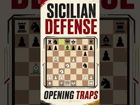 Sicilian defense opening traps - DRAGON Sicilian - GREAT!! #chess