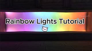 Rainbow Lights Tutorial WoW Housing