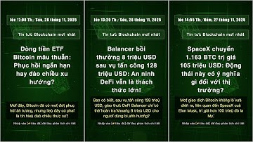 Tin tức Blockchain: lúc 12:43 Thứ Bảy, 29 tháng 11, 2025 #QixNewsCrypto