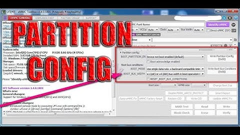 UFI BOX LESSON 16 WHAT IS PARTITION CONFIGRATION AREA