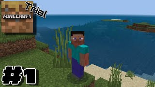 MINECRAFT TRIAL Survival Gameplay Part 1 screenshot 5