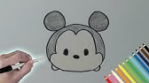 ツムツムミニーマウスの描き方 ディズニーイラスト ゆっくり編 How To Draw Minnie Mouse 그림 Youtube