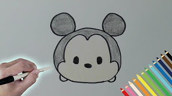 How To Draw Easy Disney Tsum Tsum ツムの簡単な描き方 ディズニーツムツムの絵やイラストの簡単な描き方 Youtube