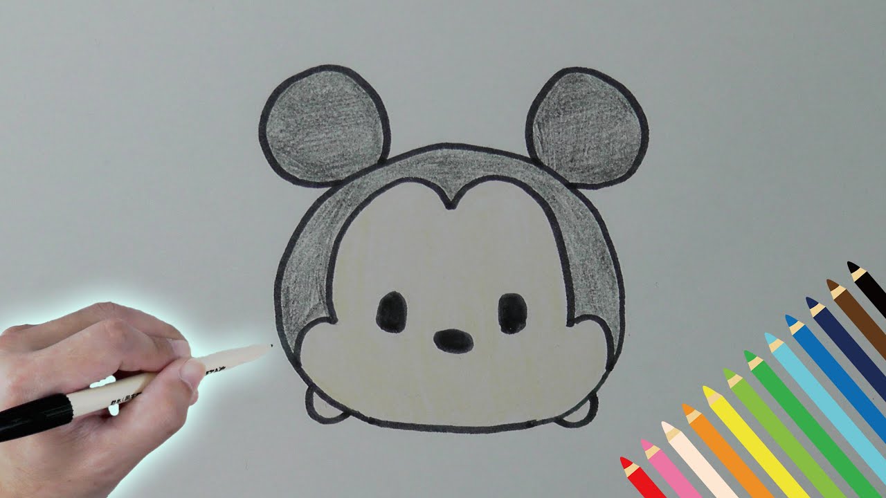 How To Draw Tigger Disney Tsum Tsum Mickey Friends Youtube