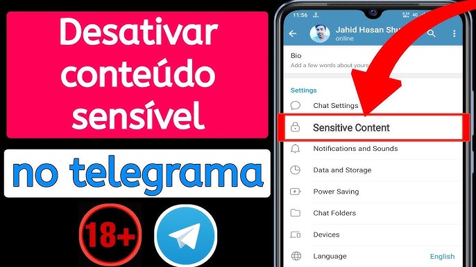 Como Habilitar Conteúdo Sensível No Telegram [Android E Ios] 