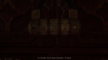 Resident Evil 4 Remake Combination Lock Puzzle Solution
